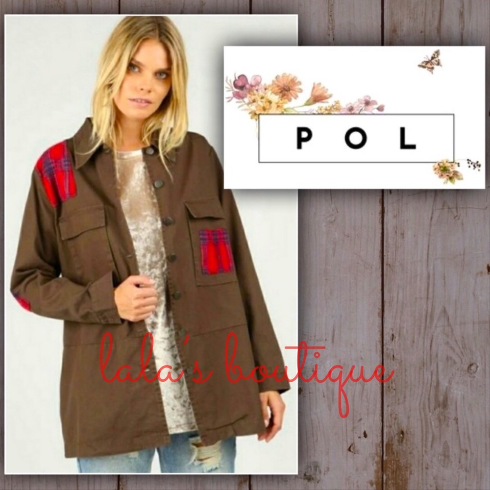 HP🥳★POL PATCH DETAIL UTILITY JACKET★ - Picture 14 of 14
